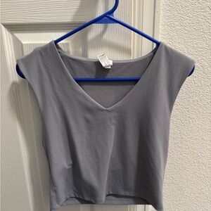 90 Degree by Reflex - Gray, sleeveless, women’s shirt